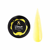 Будівельний вітражний гель F.O.X Vitrage Builder gel Yellow, 15 мл