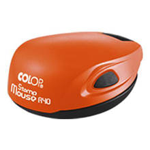 Оснастка для печатки 40 мм помаранчевий неон кишенькова, Colop Stamp Mouse R40