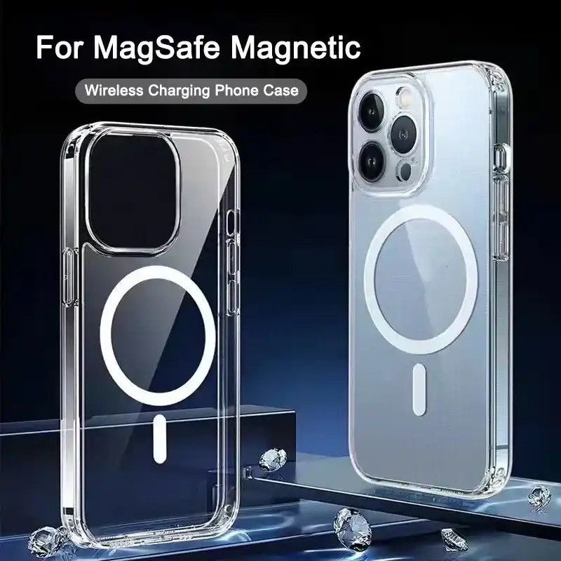Чохол для Iphone 12 прозорий TPU MagSafe