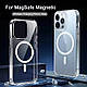Чехол для Iphone 14  TPU MagSafe clear с поддержкой беспроводной зарядки, фото 4