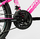 Велосипед спортивний Corso Primary на 24 дюйма, pink 24374, фото 5