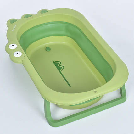 Ванночка силіконова складана ME 1141 CROCO Green зелений