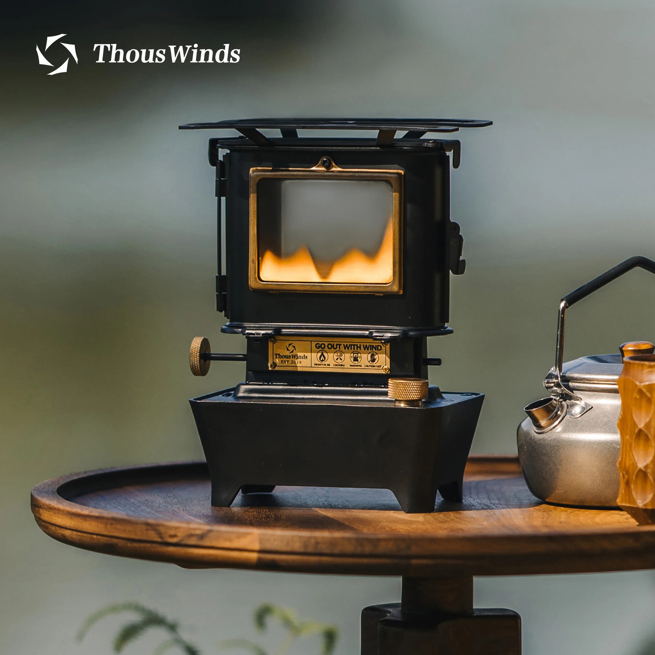 Гасова туристична лампа грілка пічка Thous Winds Firedance Oil Lamp