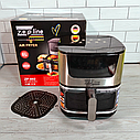 Аерофритюрниця Zepline ZP-092 8 л 3000W / Безоливна електрична фритюрниця, фото 3