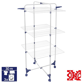 Розкладна Сушарка для білизни підлогова домашня Casa Si Athletic 3 White (CS92185H04) Австрія