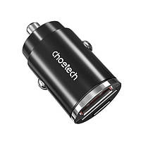 Автомобільне ЗУ TC0006-V2-BK, 2 порти, 30Вт, QC3.0+PD, чорний