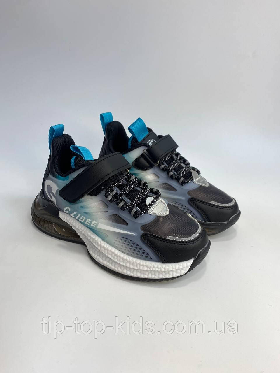 Кросівки для хлопчика Clibee 960 bl-blue чорні р.35,36, фото 1