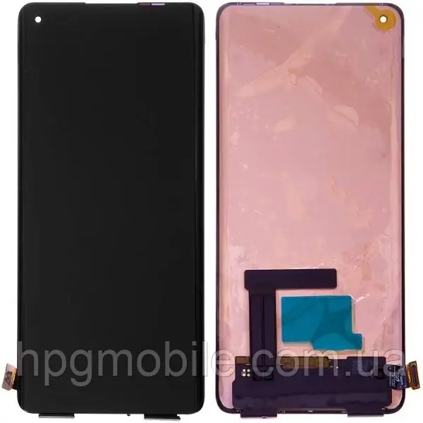 Дисплей OnePlus 8/Oppo Reno 3 Pro/Reno 4 Pro, ver. Samsung OLED модуль (екран,сенсор) оригінал, Чорний, фото 1