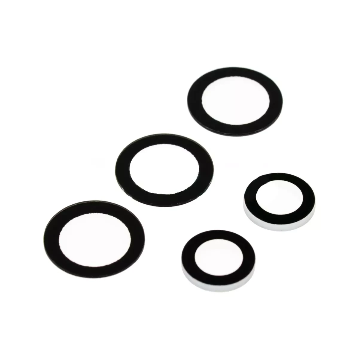 Скло камери для Samsung A32 (A325), A32 5G (A326) чорний комплект 5 шт., фото 1