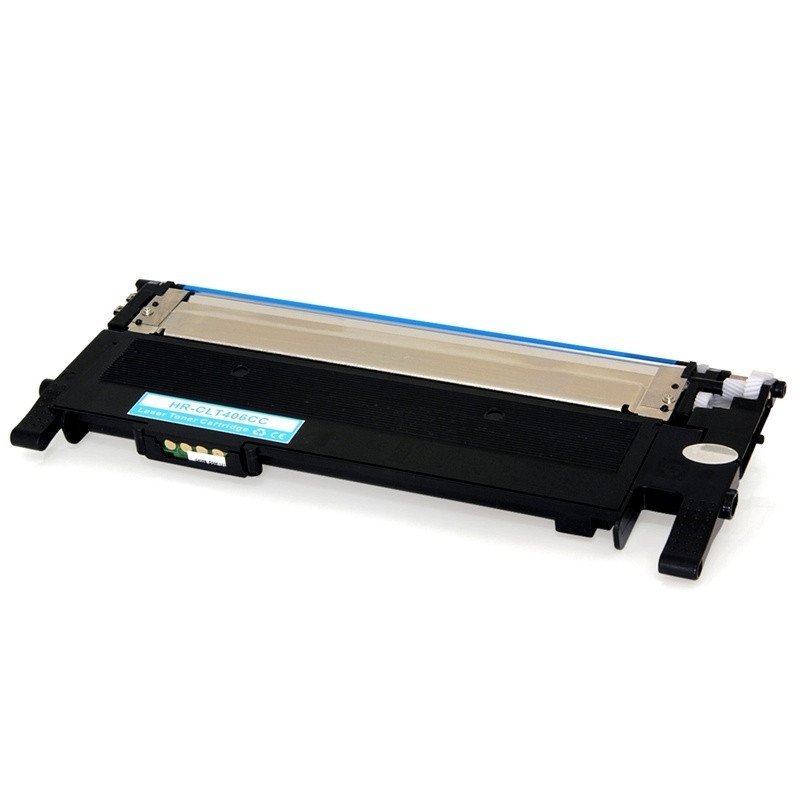 Сумісний картридж SAMSUNG 406S Cyan (CLT-C406S) блакитний, 1000 стор., аналог від Gravitone D-TONER