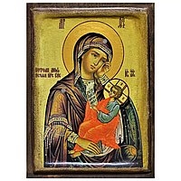 Икона "Пресвятая Богородица Утоли моя печали" на дереве 20х15 см