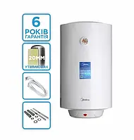 Бойлер MIDEA D50-15F1 (W) 50л мокрый тен