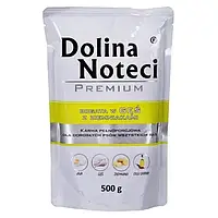 Вологий корм для собак Dolina Noteci (Долина Нотечі) Premium з гусем і картоплею, 500 г