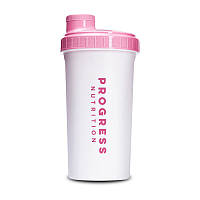 Progress Nutrition Shaker 700 мл шейкер бело-розовый