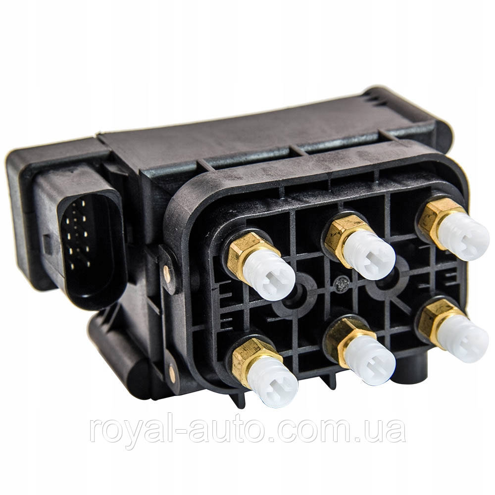 Блок клапанів реле пневмопідвіски Audi A6 S6 S8 A8 Quattro Allroad Volkswagen Touareg Bentley 4F0616013, фото 1