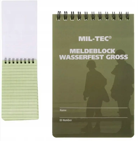 Блокнот вологостійкий 100х150мм MIL-TEC 15981002, фото 1
