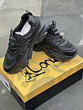 Кросівки жіночі весняні Lonza сітка гума чорні, фото 9