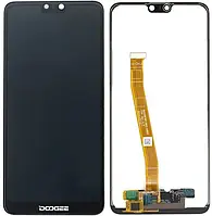Дисплей Doogee Y7/N10 модуль (экран,сенсор) оригинал, Черный