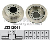 Тормозной диск LEXUS GX (URJ15_, GRJ15_) / TOYOTA LAND CRUISER (_J7_) 1984-2010 г.