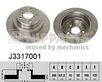 Тормозной диск SUBARU IMPREZA (GG) / SUBARU FORESTER (SG_) 1989-2012 г.