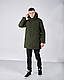 Чоловіча зимова куртка, хакі кольору. - фото 3 - id-p2100739221