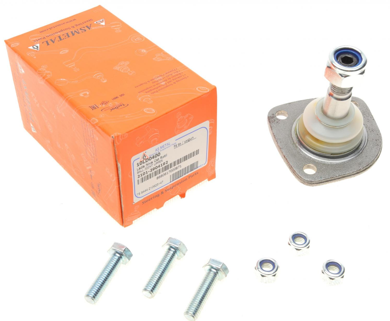 Кульова опора верхня ВАЗ 2101, 2102, 2103, 2104, 2105, 2106, 2107, Нива (2101-2904185) AS Metal 10LD0400, фото 1