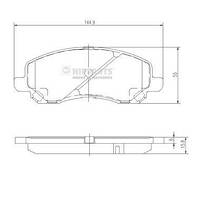 Тормозные колодки PEUGEOT 4008 / DODGE AVENGER / DODGE CALIBER 1996-2017 г.