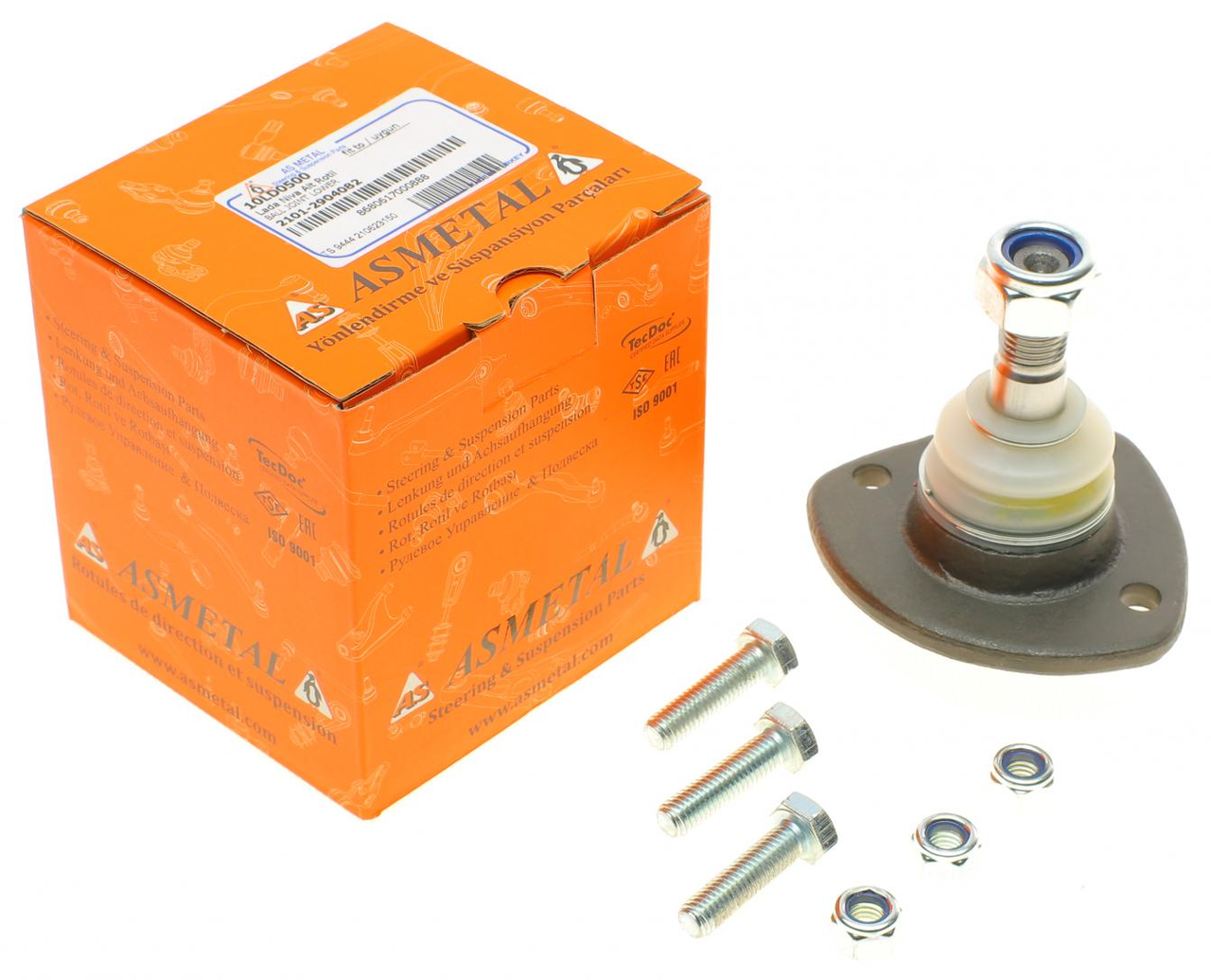 Кульова опора нижня ВАЗ 2101, 2102, 2103, 2104, 2105, 2106, 2107 (2101-2904082) AS Metal 10LD0500, фото 1