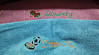 Полотенце для детей и внуков.Сувенирное полотенце с вышивкой семейное 50х90