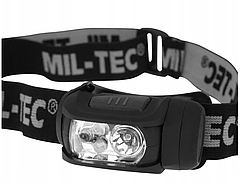 Універсальний Налобний Ліхтар 65 люменів,4 кольори Mil-Tec від Sturm "Headlamp" (15170102) Живлення — 3х ААА/LR03, фото 6