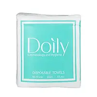 Полотенца поглощающие в пачке COMPACT Doily® 40х70 см (50 шт/пач) из спанлейса 40 г/м2, Белый, Сетчатые