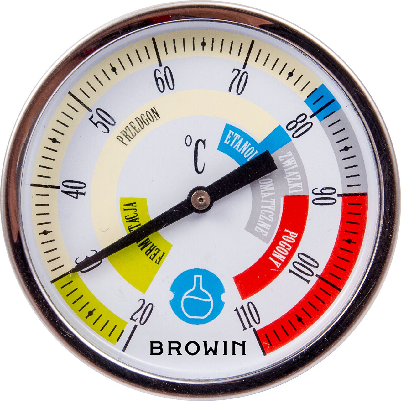 Термометр для дистилятора від +20 до +110 ° C Browin, фото 1