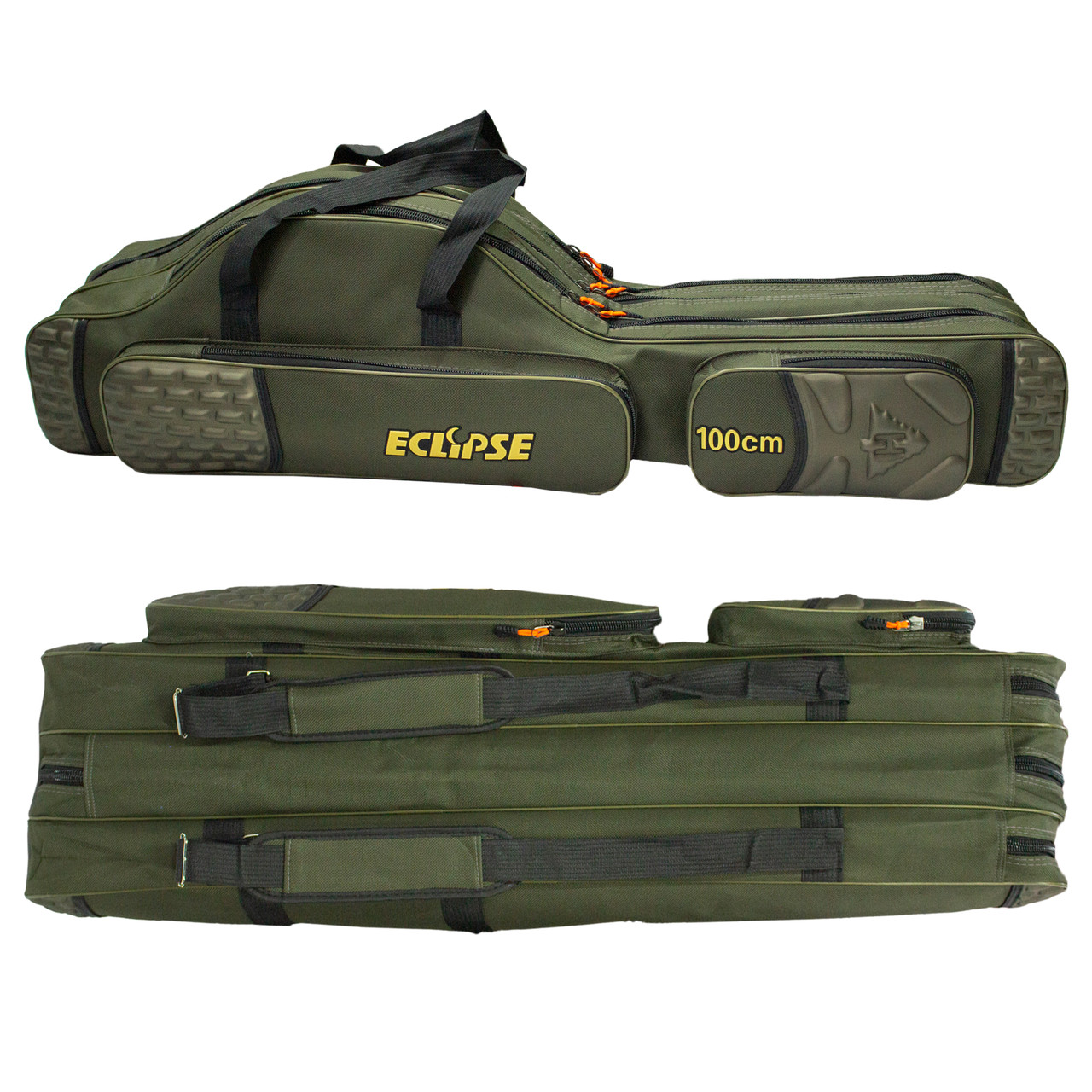 Чохол ECLIPSE 100см 3 секції для вудилищ з котушками напівжорсткий, фото 1