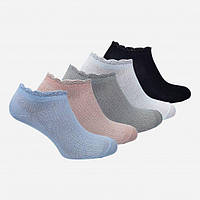 Набор женских носков коротких хлопковых Лана Lurix style 5 пар 36-40 Ассорти