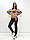 Жіночий спортивний костюм двокольоровий з принтом, фото 7