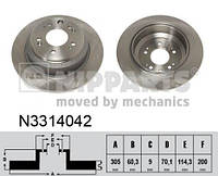 Тормозной диск HONDA ACCORD (CU) / HONDA ACCORD IX (CR) 2008- г.