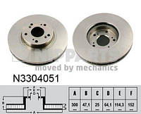 Тормозной диск HONDA CR-V (RD_) / HONDA ACCORD (CL, CN) 2001-2012 г.