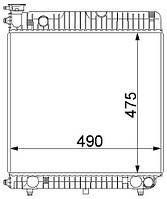 Радіатор охолодження MERCEDES-BENZ T1 (B602) 1977-1996 г.