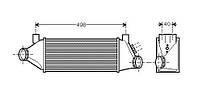 Интеркулер FORD TRANSIT (FA_ _) / FORD TRANSIT TOURNEO (FC_ _) 2000-2006 г.