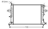 Радіатор охолодження OPEL ASTRA G (T98) / OPEL ZAFIRA A (T98) 1998-2009 г.