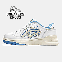 Женские кроссовки Asics EX89 White Blue Cream, Качественные кроссовки Асикс екс89