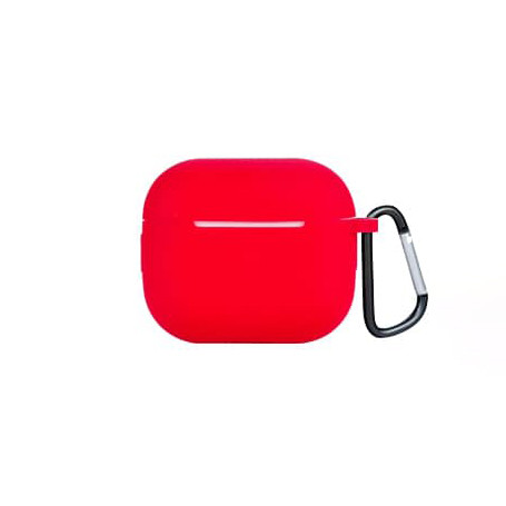 Чохол XO для AirPods 3 Siliconе Case Series [with hook] (Red)