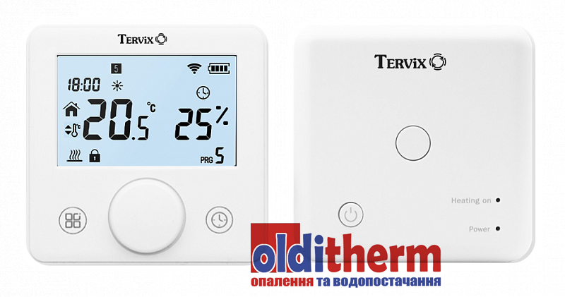 Беспроводной комнатный терморегулятор с Wi-Fi управлением Tervix Pro Line для котлов. Белый цвет - фото 2 - id-p2100808273