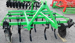 Пружинний культиватор 1.8 м Бомет навісний паровий суцільної обробки до мінітрактора (11 пружин в 3 ряди)