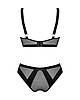 Комплект жіночий бюстгальтер і трусики Obsessive CHIC AMORIA SET bra & panties, фото 6