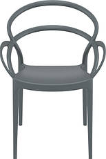Крісло (Mila armchair), арт. 085 Mila Dark Grey, фото 3