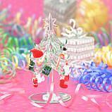 Скляна ялинка з кульками, фото 3
