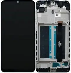 Дисплей ZTE Blade V10 Vita модуль (екран, сенсор) з рамкою, оригінал, Чорний