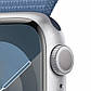 Apple Watch Series 9 GPS 41mm Silver Aluminium with Winter Blue Sport Loop MR923, фото 3