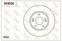 Тормозной диск KIA CEED (CD) / KIA CEE'D (JD) / KIA PRO CEE'D (JD) 2011-2018 г.